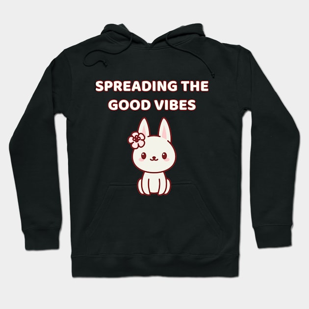 Spreading the good vibes Hoodie by Motivation King